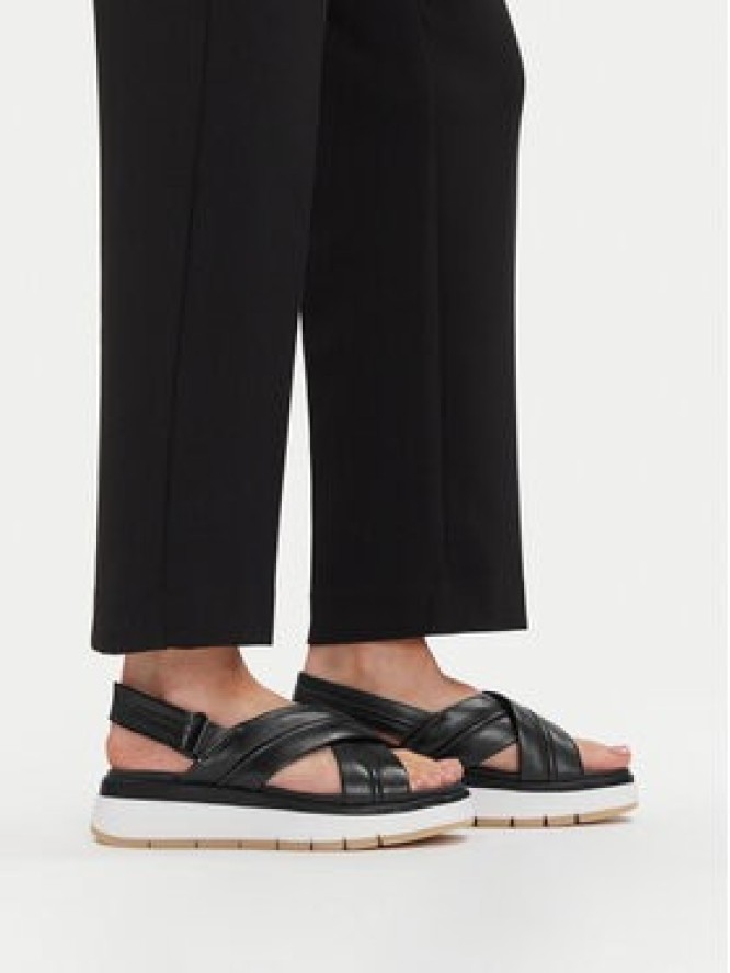 Clarks Sandały Tuscan Cross 26182233 Czarny