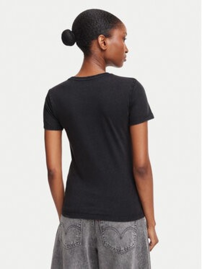 Guess Jeans T-Shirt W6BI16 K5697 Czarny Regular Fit