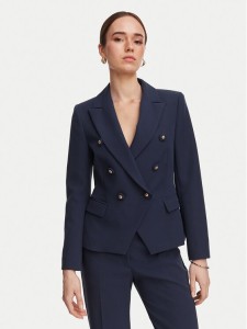 Rinascimento Marynarka CFC0131080003 Granatowy Regular Fit
