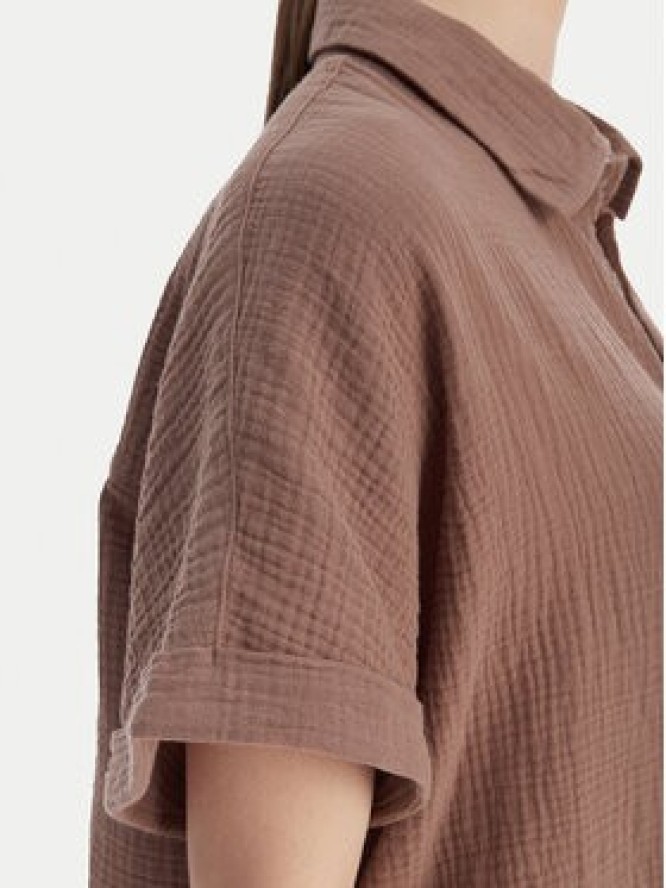 Roxy Koszula -W126-RXLST-1024-35X Brązowy Oversize