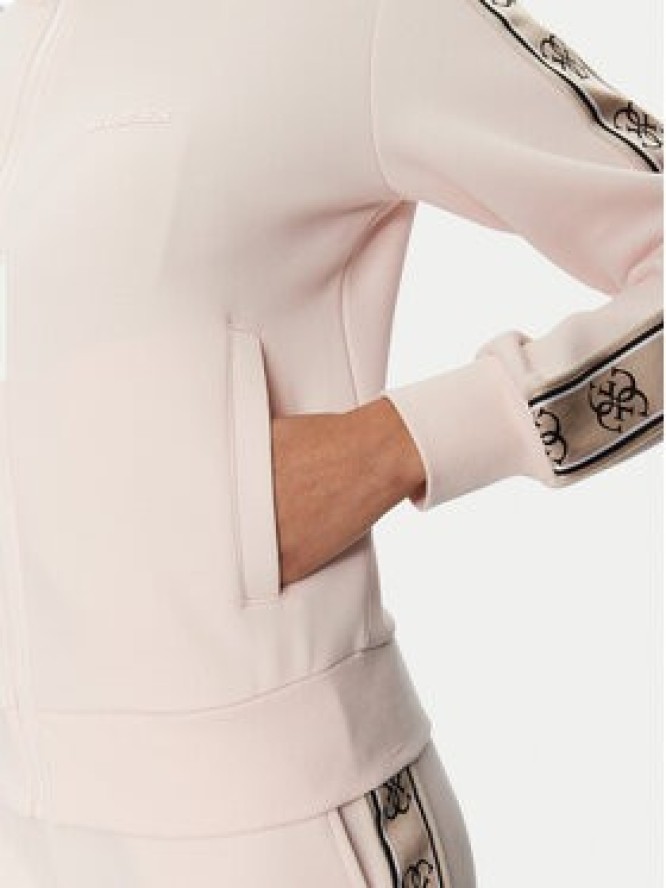 Guess Bluza V2YQ16 KB3P2 Różowy Regular Fit
