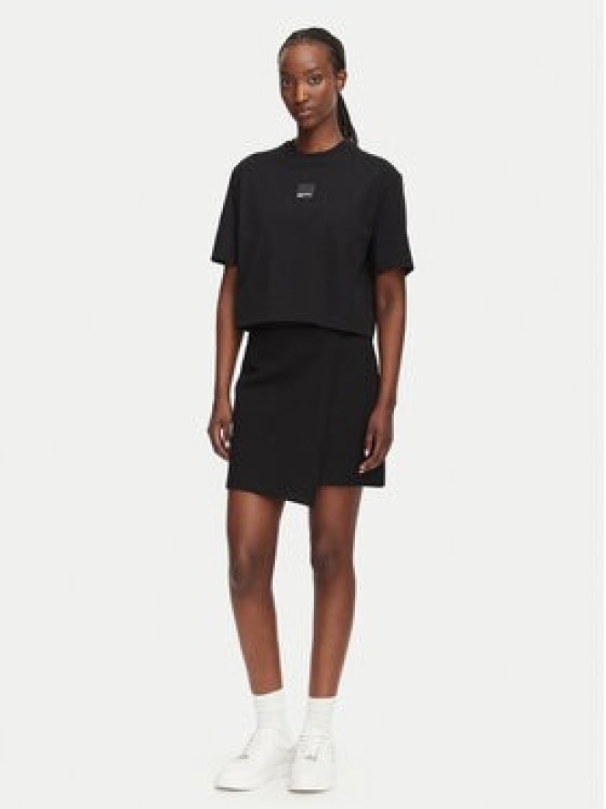 Karl Lagerfeld Jeans Spódnica mini B3W12004 Czarny Regular Fit