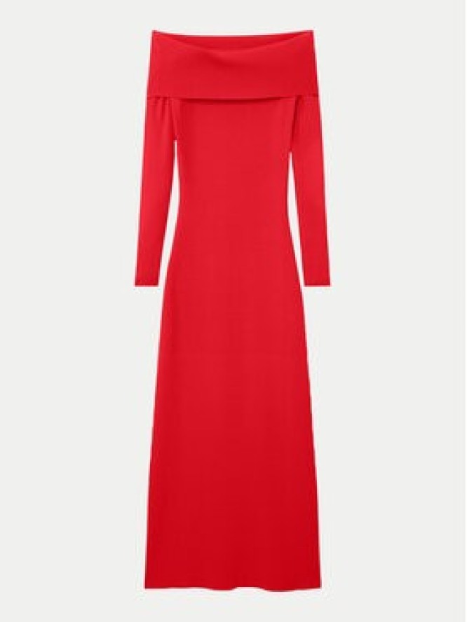 Desigual Sukienka dzianinowa Milwaukee 24WWVF06 Czerwony Slim Fit