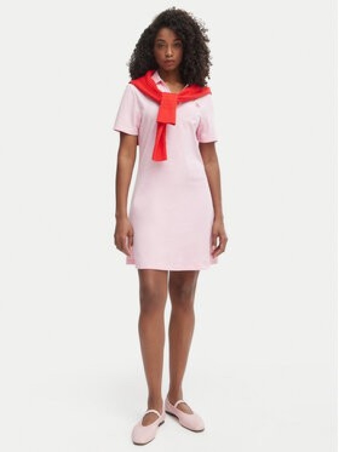 Tommy Hilfiger Sukienka codzienna WW0WW48749 Różowy jasny Regular Fit