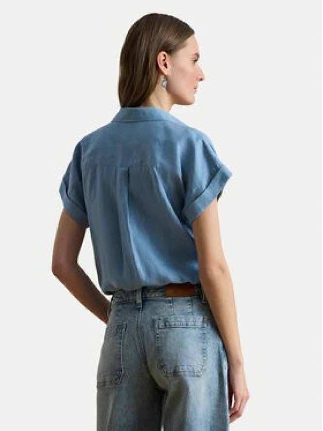 LAUREN RALPH LAUREN Koszula 200874259011 Błękitny Relaxed Fit