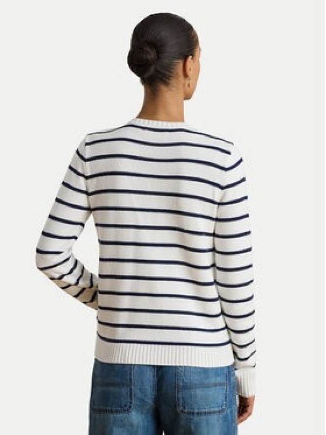 LAUREN RALPH LAUREN Kardigan 200P03495001 Biały Slim Fit