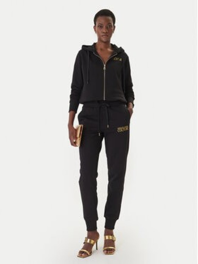 Versace Jeans Couture Spodnie dresowe 80HAAT01 CF01T Czarny Regular Fit