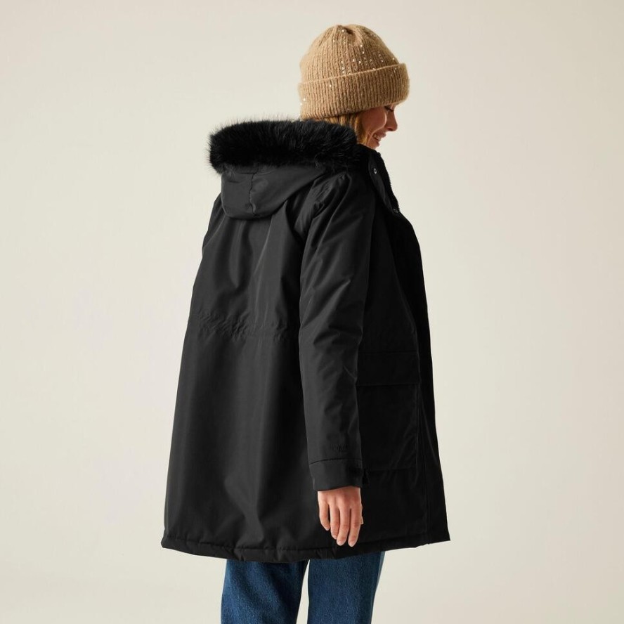 Płaszcz damski przejściowy ocieplany przeciwdeszczowy Sabinka