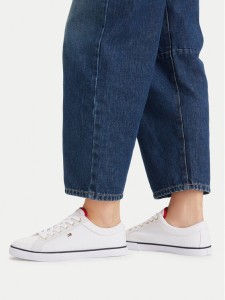 Tommy Hilfiger Tenisówki Th Low FW0FW09390 Biały