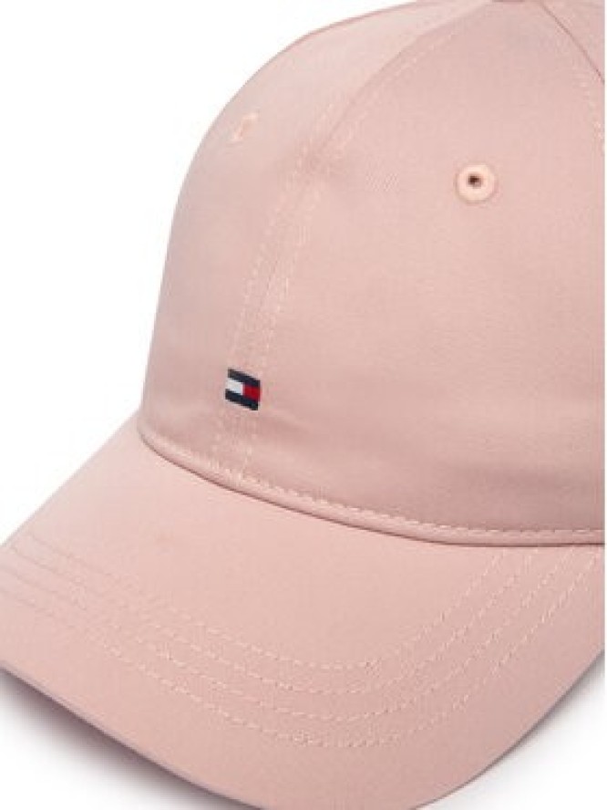 Tommy Hilfiger Czapka z daszkiem Th Flag Soft 6 Panel Cap AW0AW17781 Różowy