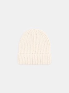 Czapka beanie - kremowy