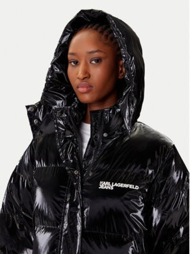 Karl Lagerfeld Jeans Kurtka zimowa A4W15020 Czarny Regular Fit