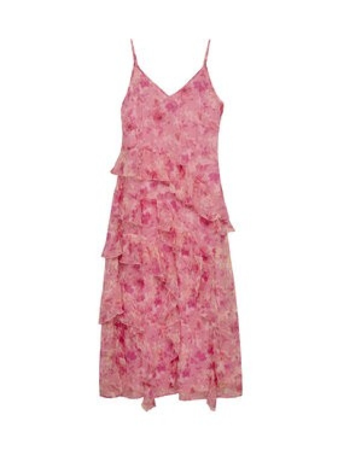 Vero Moda Sukienka wieczorowa Smilla 10346307 Różowy Regular Fit