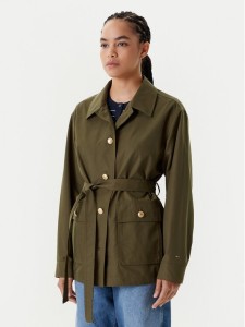 Tommy Hilfiger Kurtka przejściowa WW0WW45620 Zielony Regular Fit