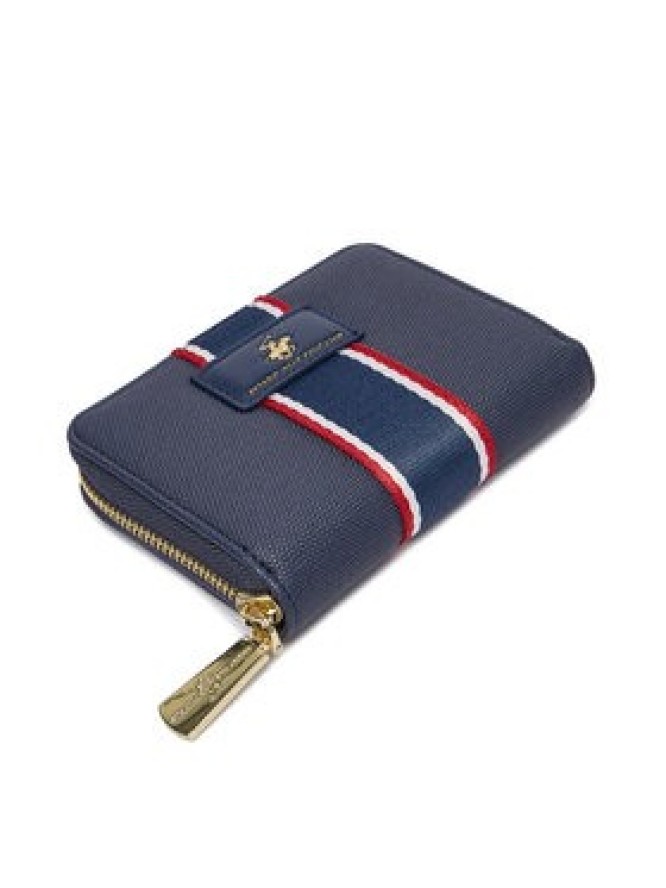 Beverly Hills Polo Club Portfel CEO-BHPC-W1-005-AW25 Granatowy