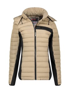 Geographical Norway Kurtka pikowana "Aretha" w kolorze beżowym rozmiar: L