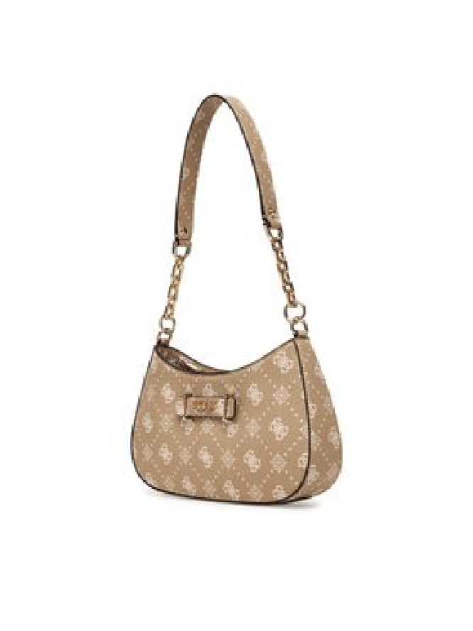 Guess Torebka Carrie Logo HWGP98 98180 Beżowy