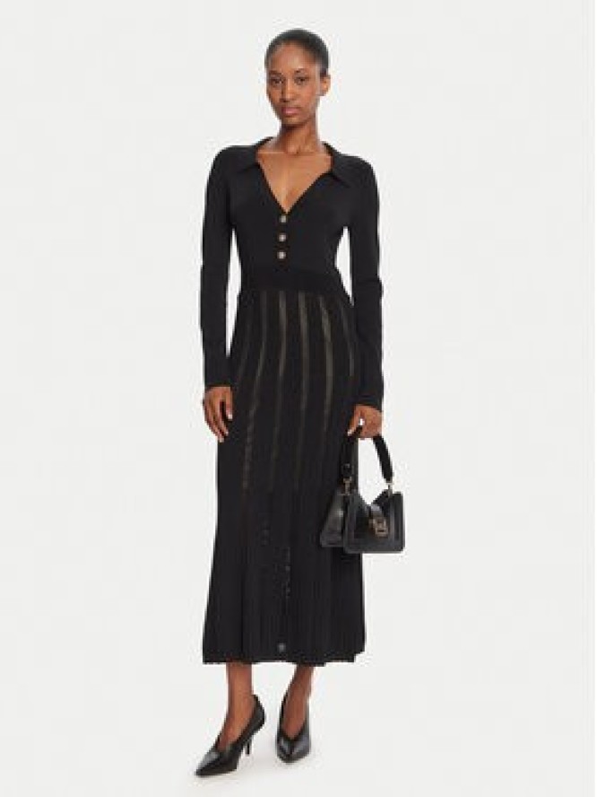 TWINSET Sukienka dzianinowa 252TP3110 Czarny Regular Fit