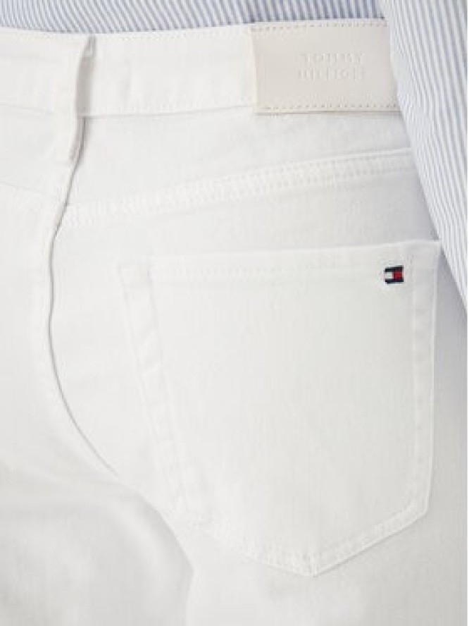 Tommy Hilfiger Jeansy WW0WW48579 Biały Slim Fit