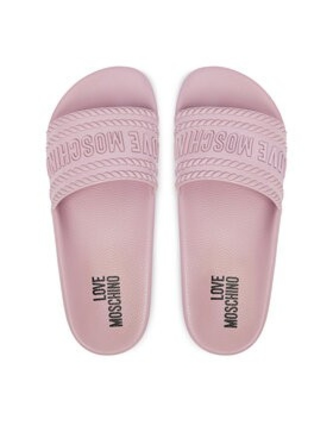 LOVE MOSCHINO Klapki JA28342G0OI22600 Różowy
