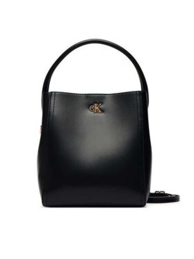 Calvin Klein Torebka Ck Bucket With Strap LV04F3174G Czarny