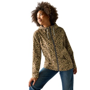 Damska Kurtka Bayletta Leopard Print Waterproof Jacket