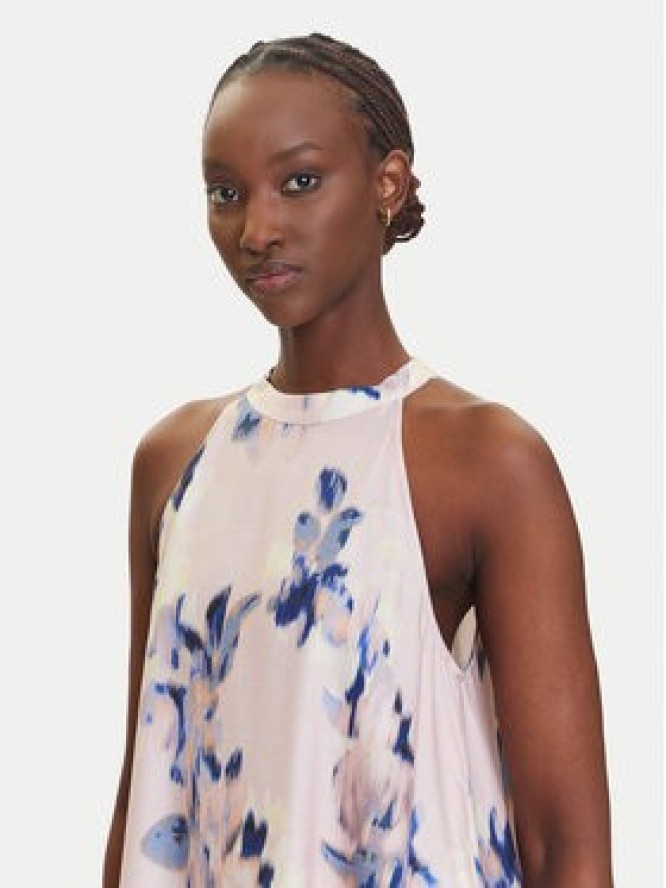 YAS Sukienka letnia Seraki 26037247 Różowy Regular Fit