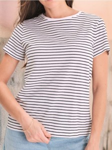 Koszulka w paski - wielobarwny