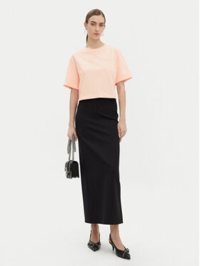 PINKO T-Shirt 104882 A2HN Koralowy Regular Fit