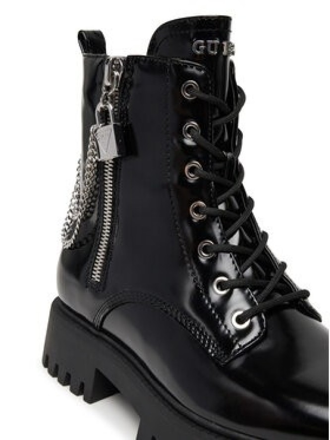 Guess Botki FLTFRO ELE10 Czarny