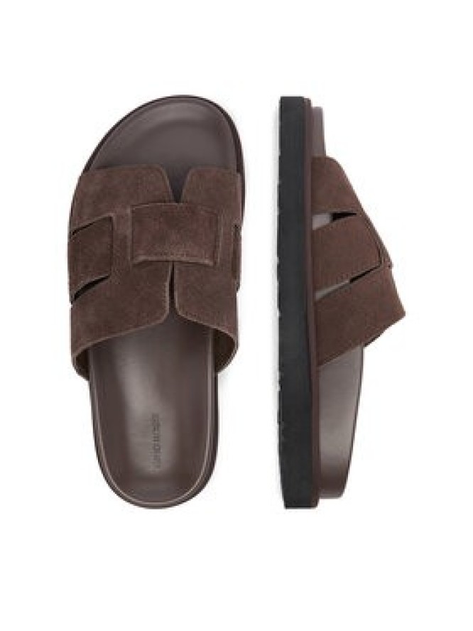 GINO ROSSI Klapki C-LB-P2170 Brązowy ciemny