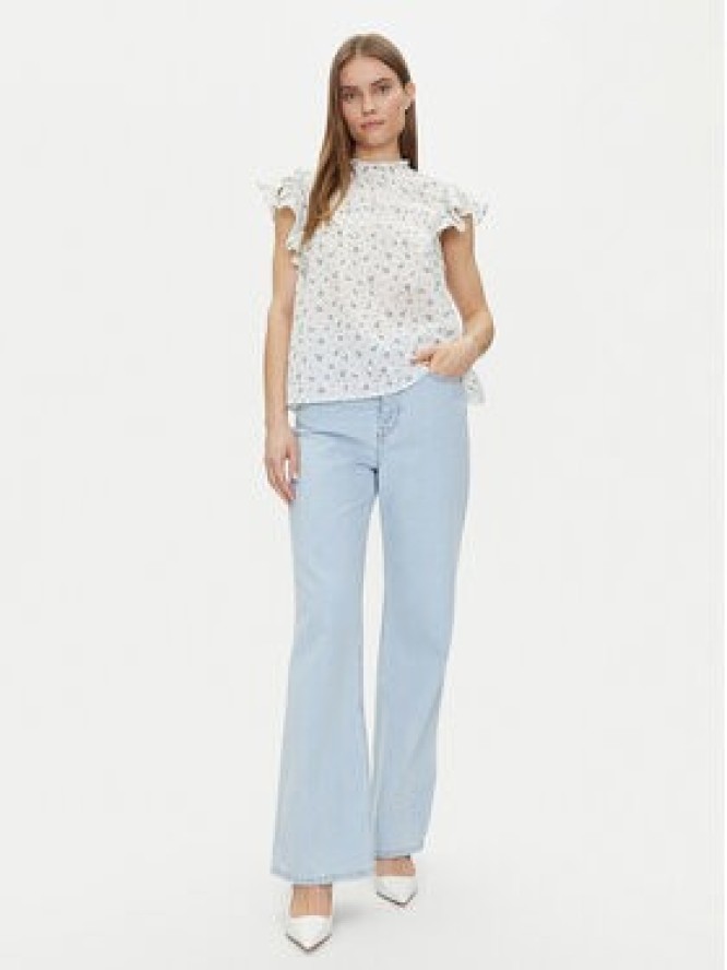 Vero Moda Bluzka Trine 10301205 Biały Standard Fit