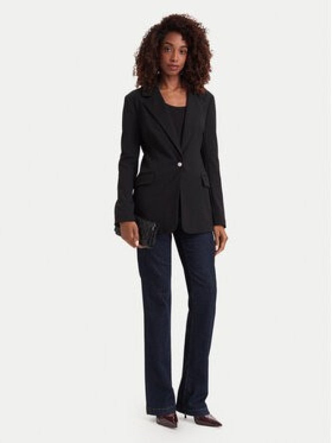 Guess Marynarka W6YN08 K4326 Czarny Regular Fit