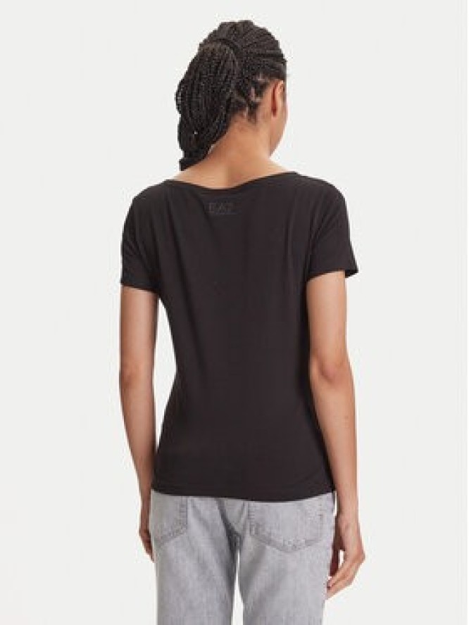 EA7 Emporio Armani T-Shirt 7W000184 AF10373 UC001 Czarny Regular Fit