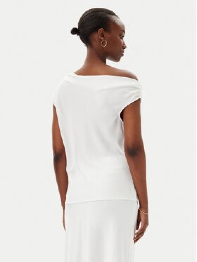 Imperial Bluzka RFY4JDG Biały Regular Fit