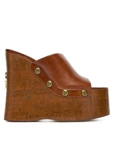 Naked Wolfe Klapki TULIP 00131 Brązowy