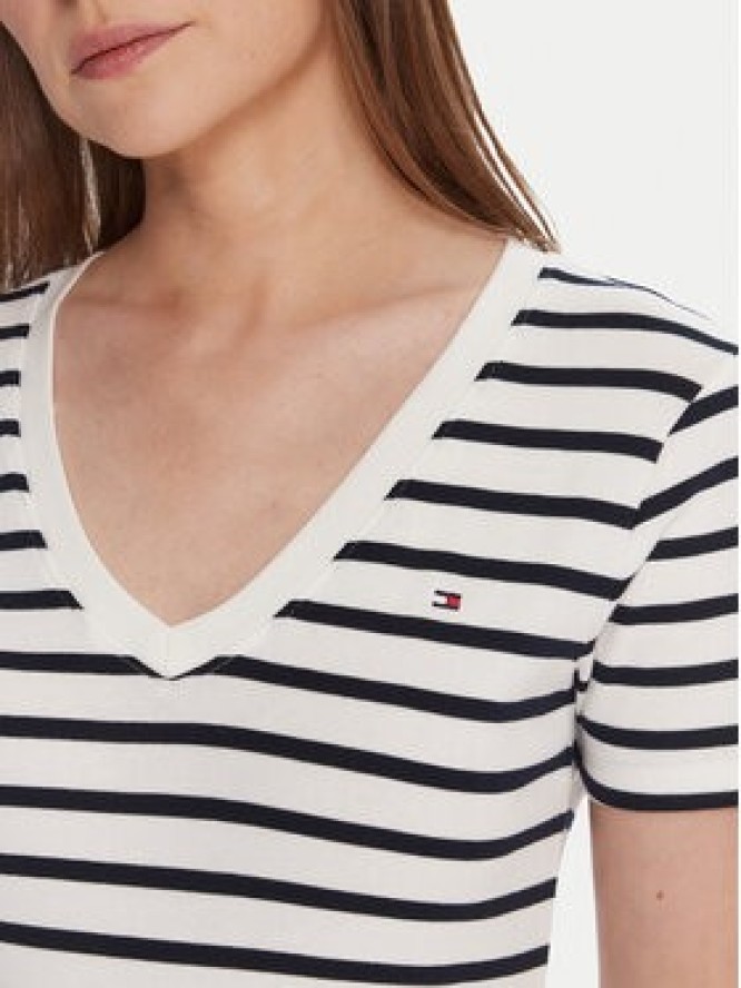 Tommy Hilfiger T-Shirt WW0WW40584 Biały Regular Fit