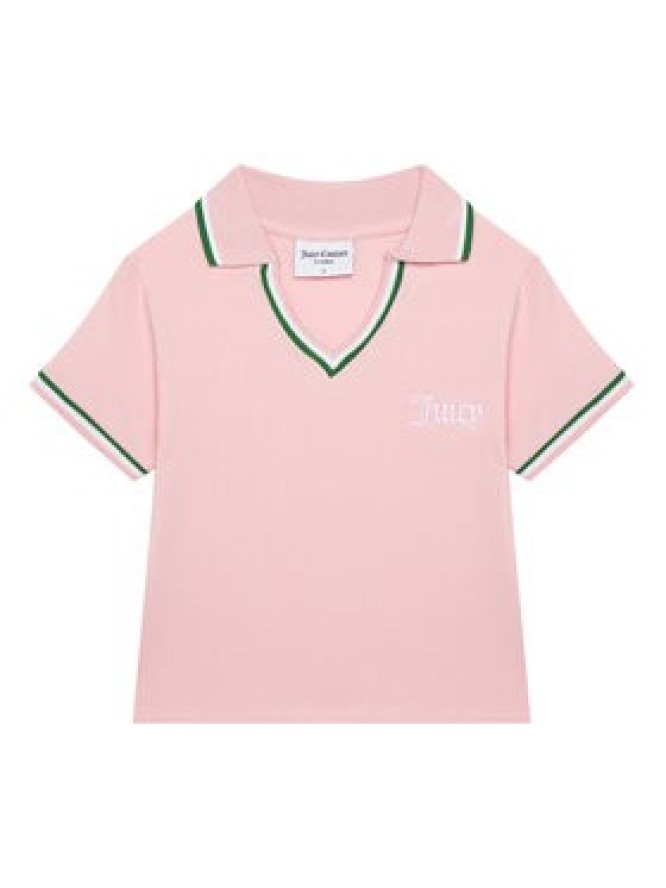 Juicy Couture Polo JCWCT225355 Różowy Regular Fit