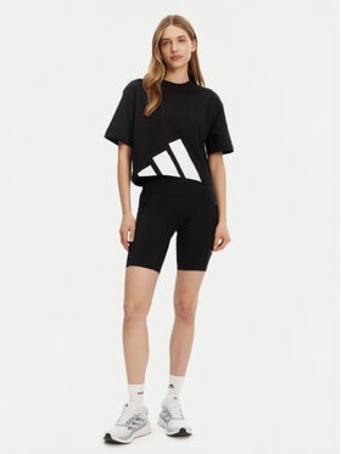 adidas T-Shirt Essentials Big Logo Boyfriend JG8736 Czarny Loose Fit