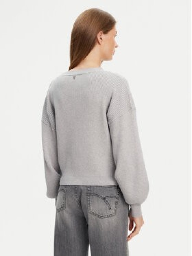 Guess Kardigan W5YR07 Z2ZK2 Szary Relaxed Fit