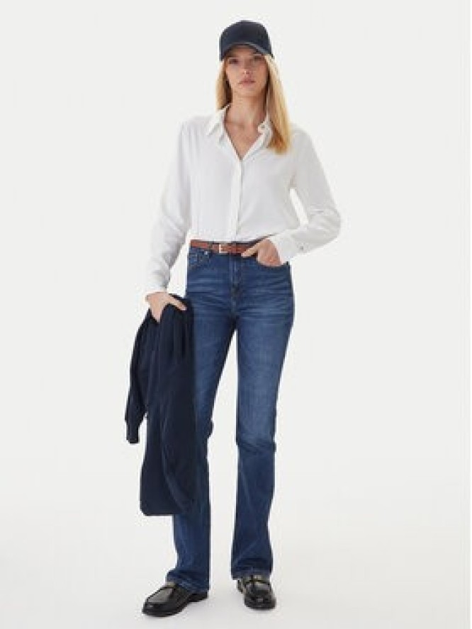 Tommy Hilfiger Koszula WW0WW46597 Écru Regular Fit