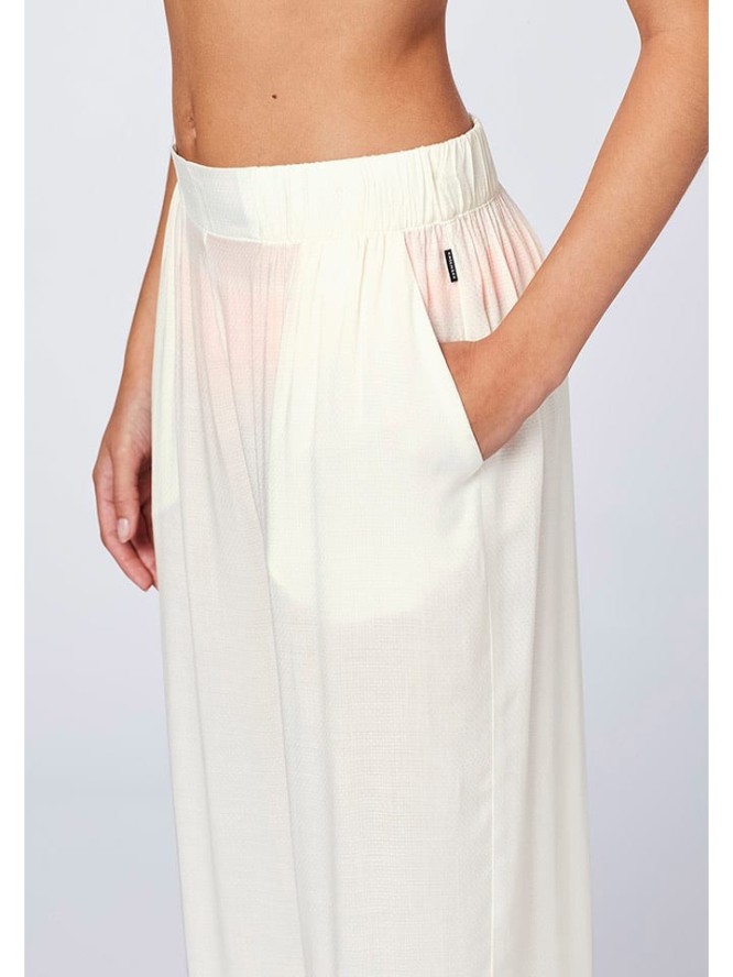 Chiemsee Spodnie "Bottida" w kolorze kremowym rozmiar: M