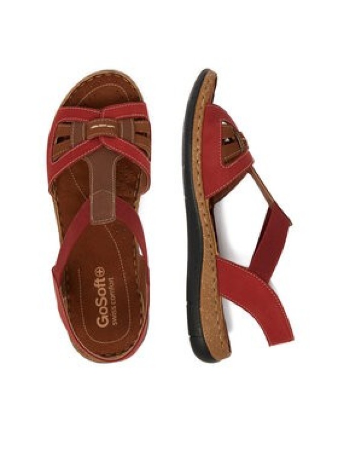 Go Soft Sandały CEO-WI23-4773-08 Czerwony