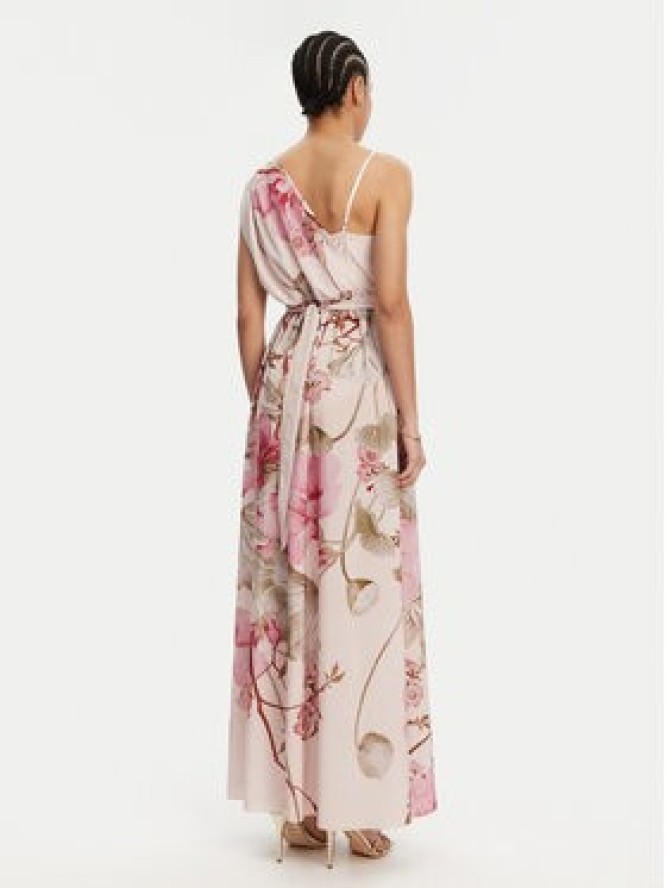 Rinascimento Sukienka wieczorowa CFC0019854002 Beżowy Regular Fit