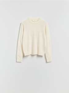 Sweter z kaszmiru - złamana biel