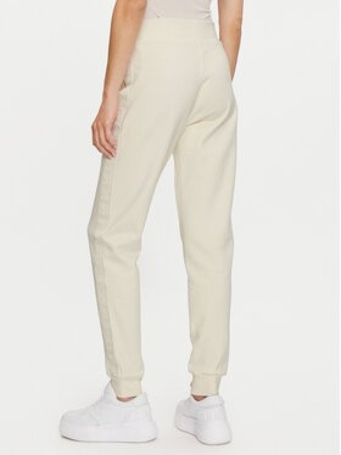 Guess Spodnie dresowe Stacie V4BB00 KC5O0 Écru Regular Fit