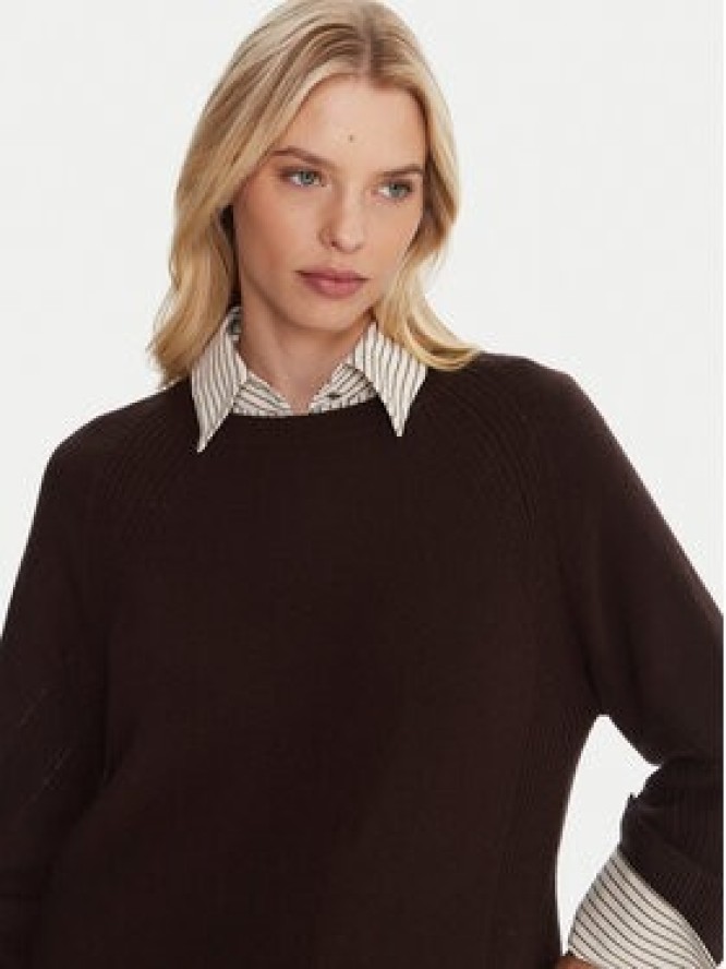 Marella Sweter Alaska 2525366102 Brązowy Regular Fit