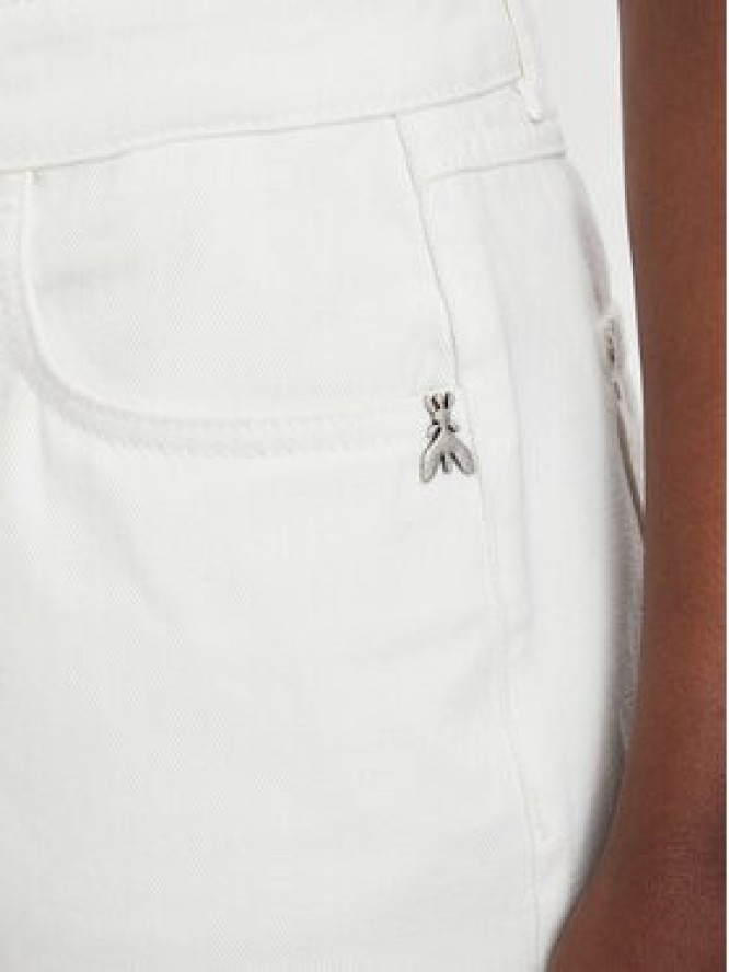 Patrizia Pepe Szorty jeansowe 2P1744/D107-W146 Biały Regular Fit