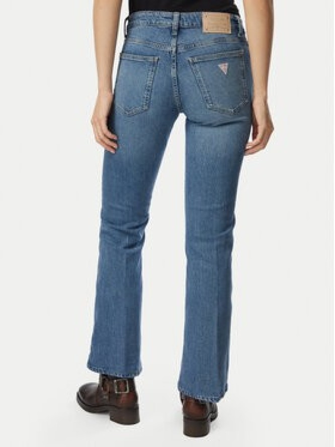 Guess Jeansy W6BAJ7 D2094 Niebieski Bootcut Fit