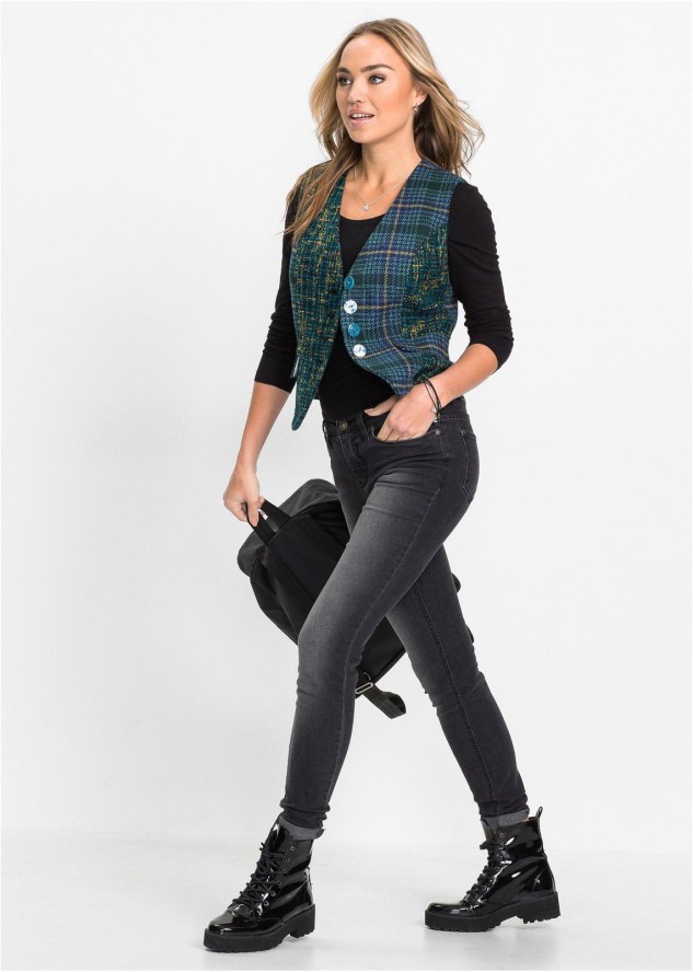 Shirt z długim rękawem, z czystej bawełny